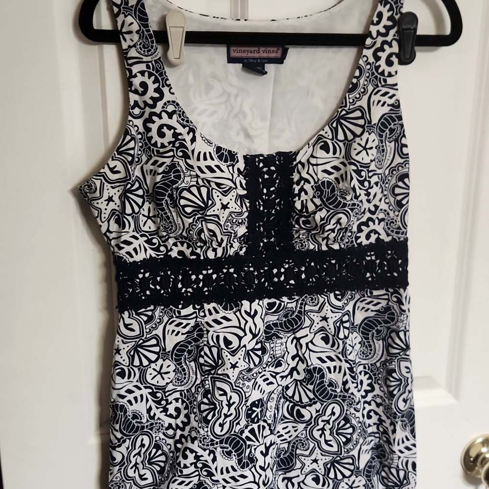 Vineyard Vines Seashore Shift Dress in Navy 2